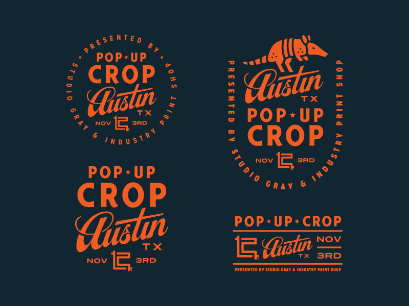 Example of Pop Up Crop - Brand Identity System