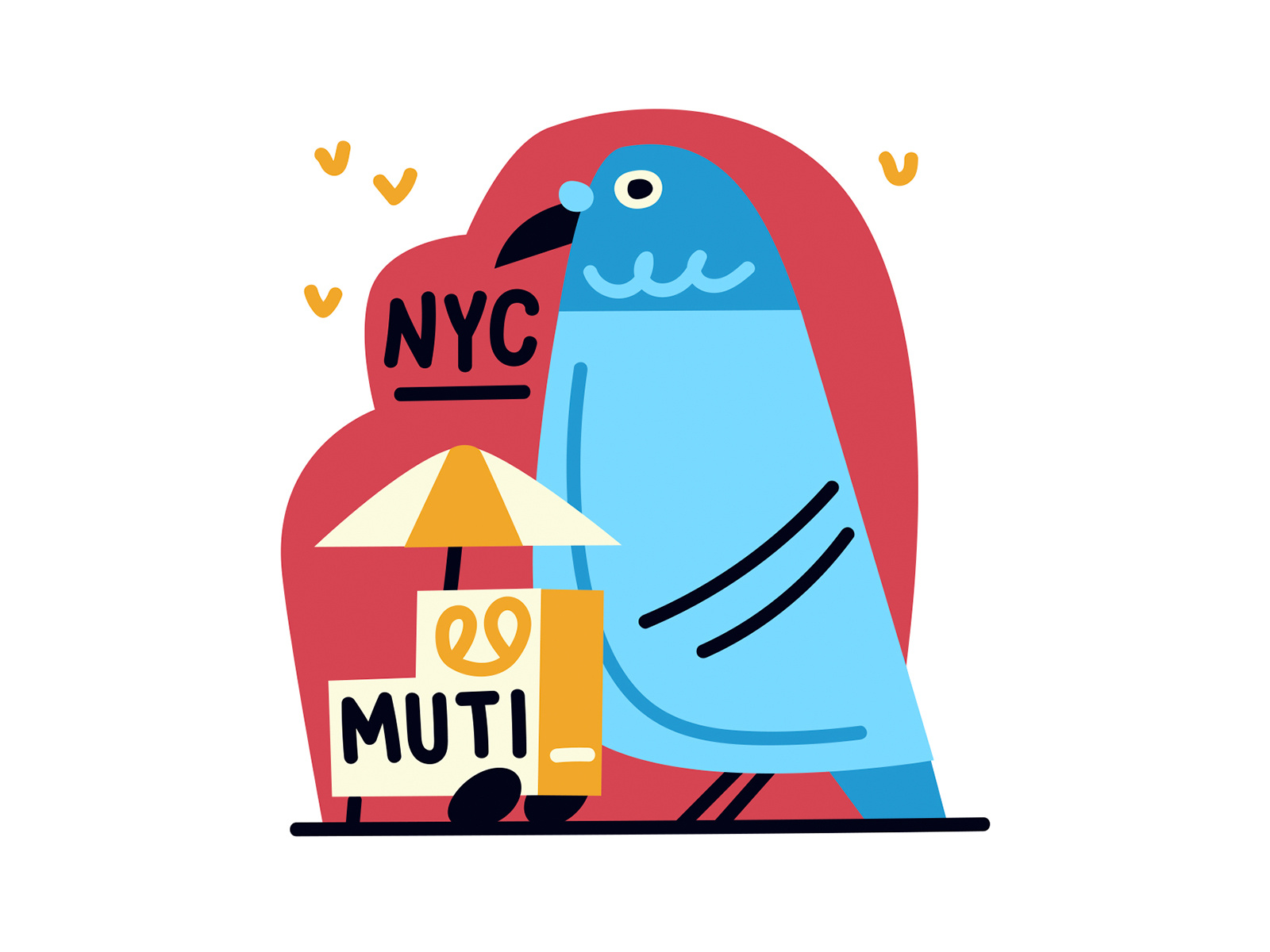 Example of City sky rats