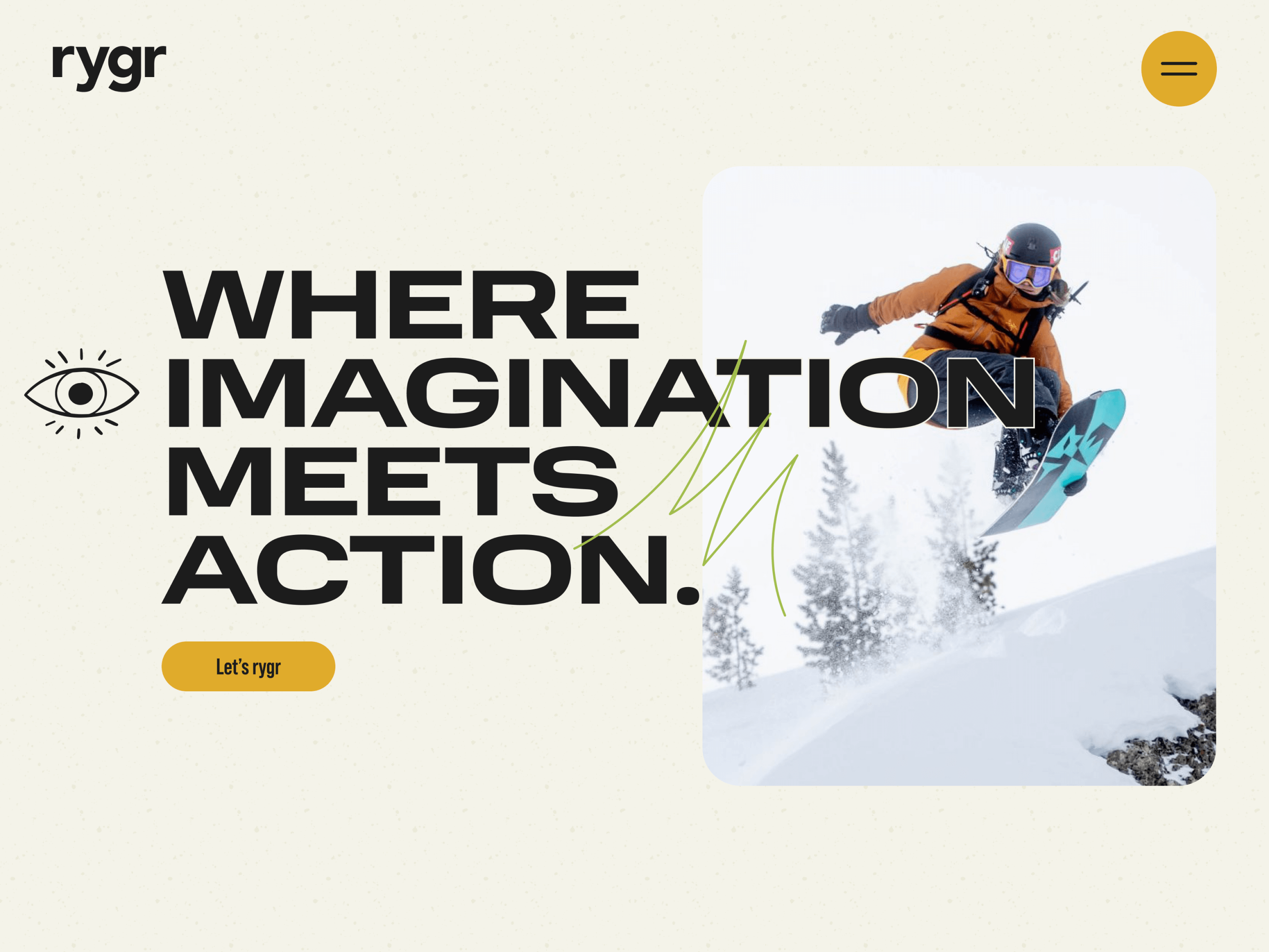 Example of rygr Relaunch