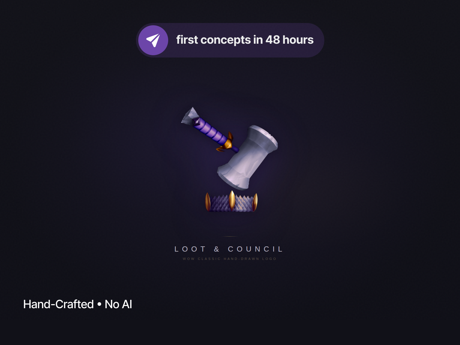 Example of Hand Crafted Logo & Brand Mark — No Ai