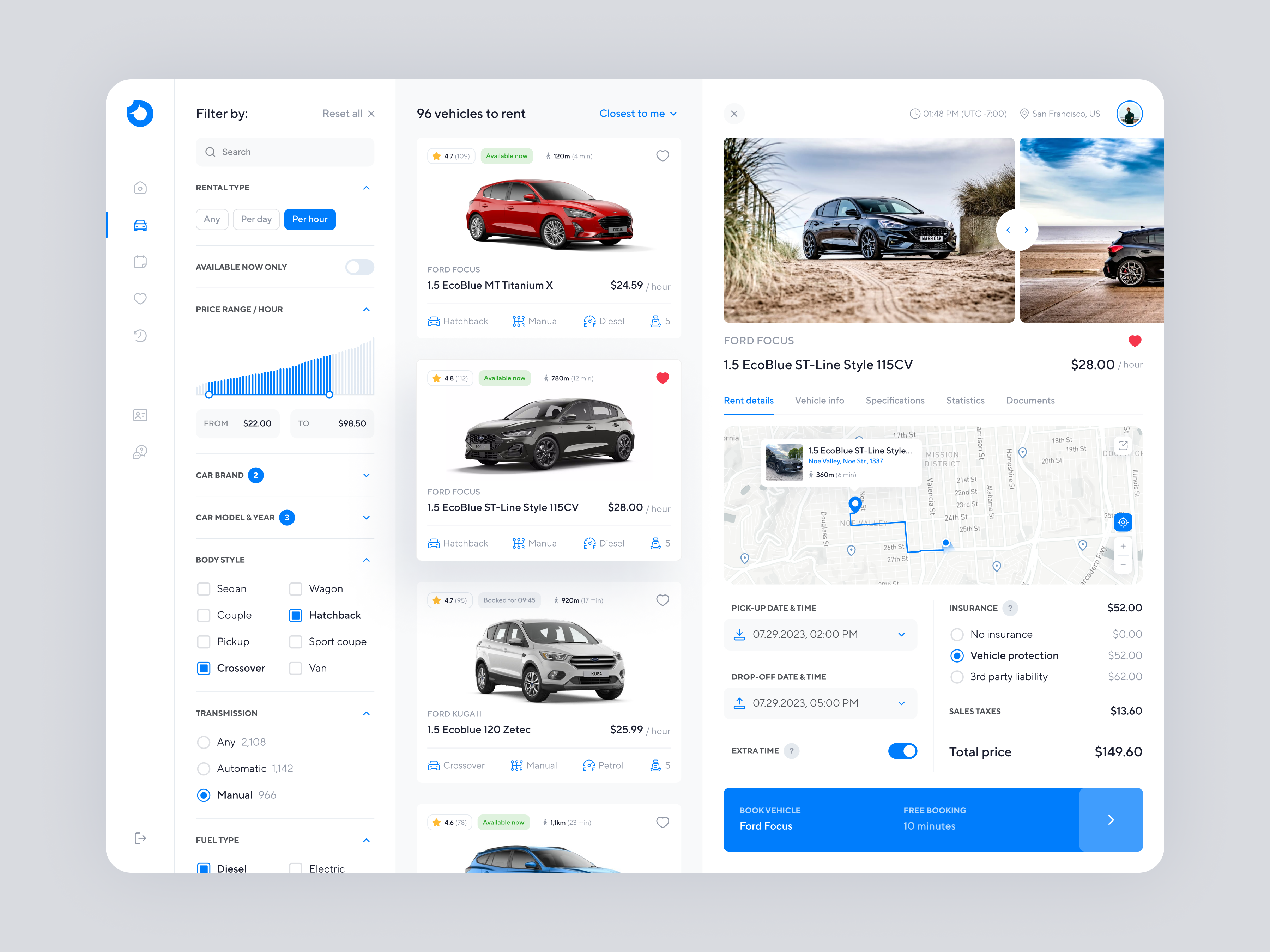 Example of Dashboard Design Concept