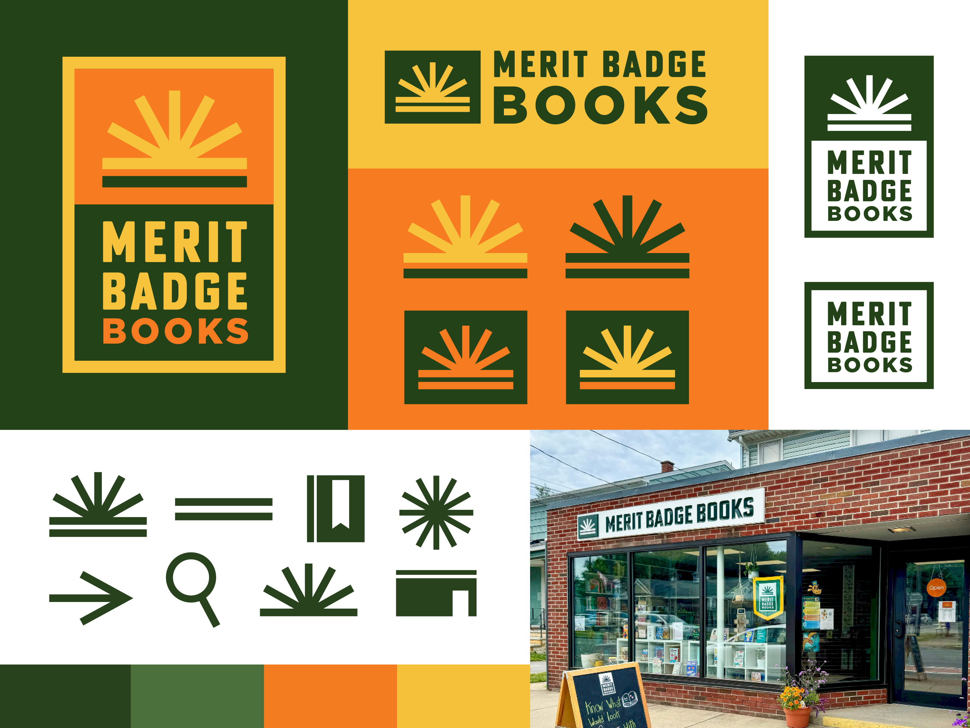 Example of Merit Badge Books - Branding