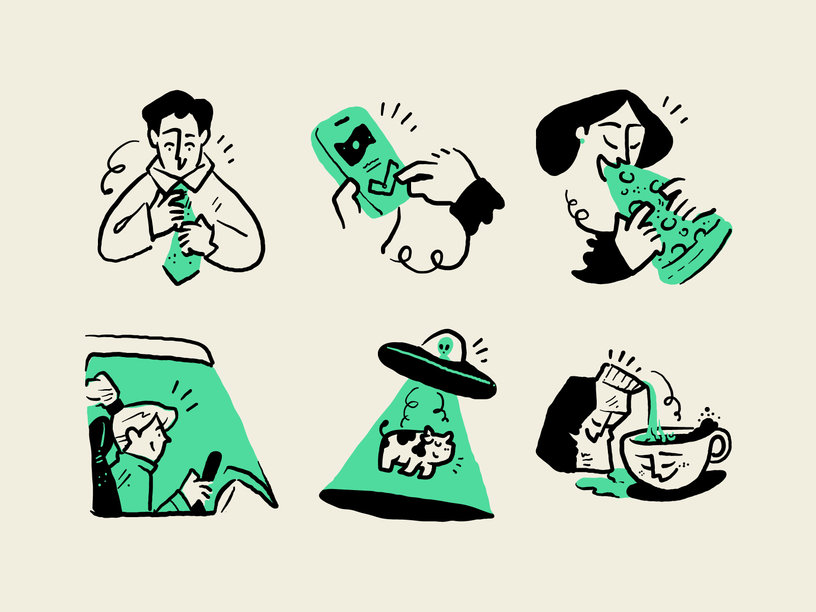 Example of Custom Vector Illustration   Hand Drawn