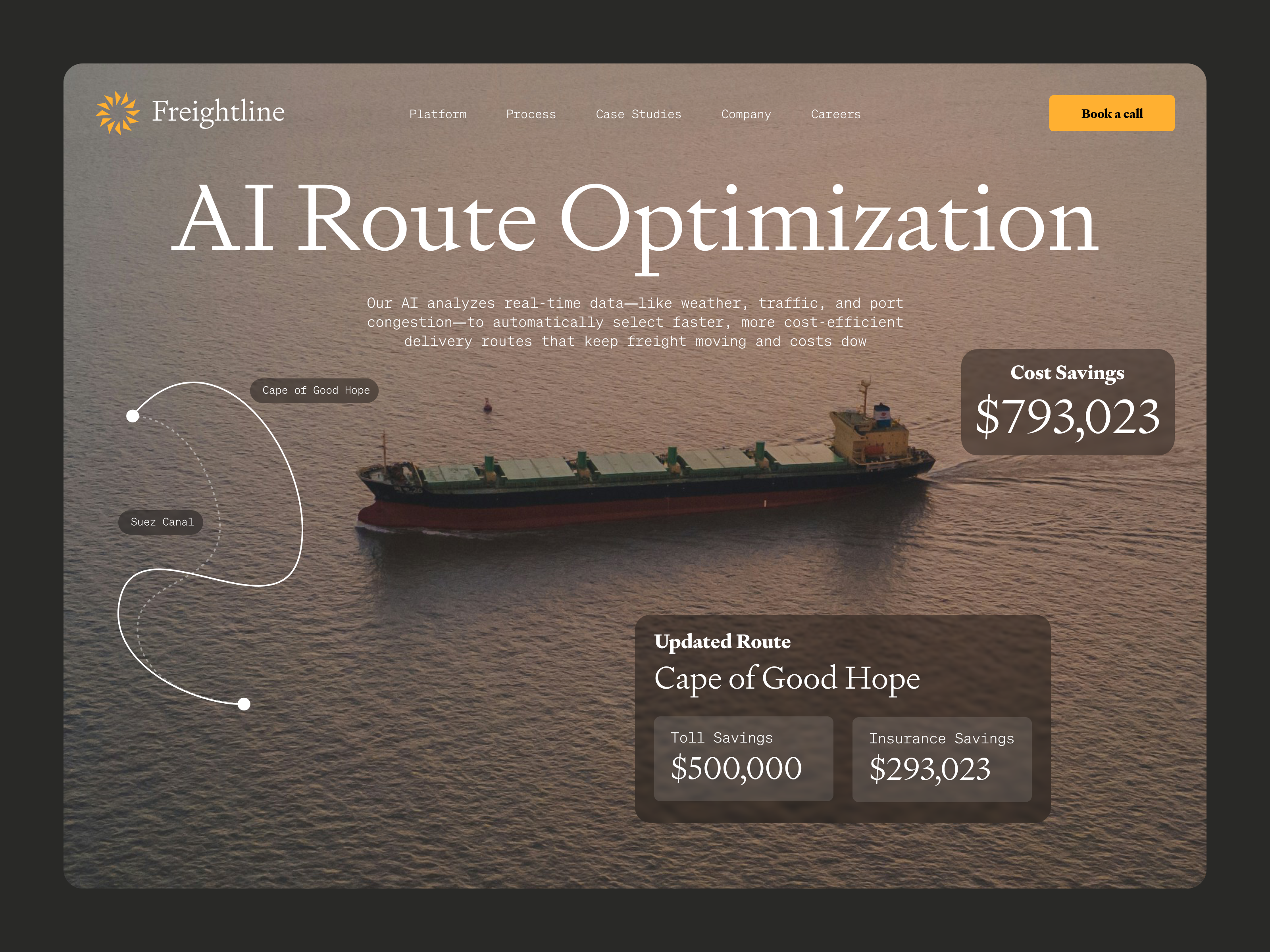 Example of Hard Tech Website