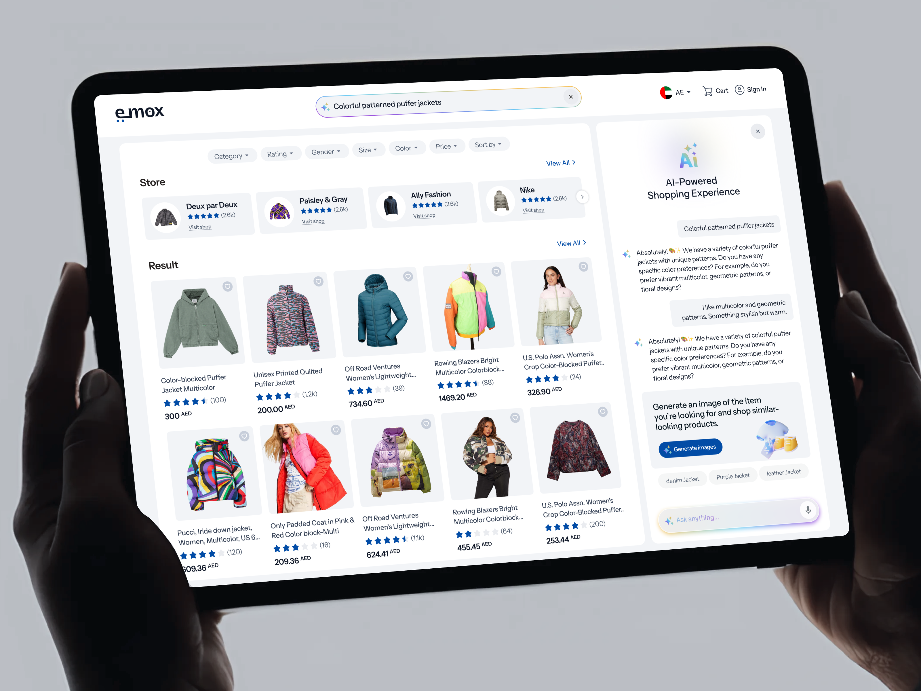 Example of Custom Shopify Website Design