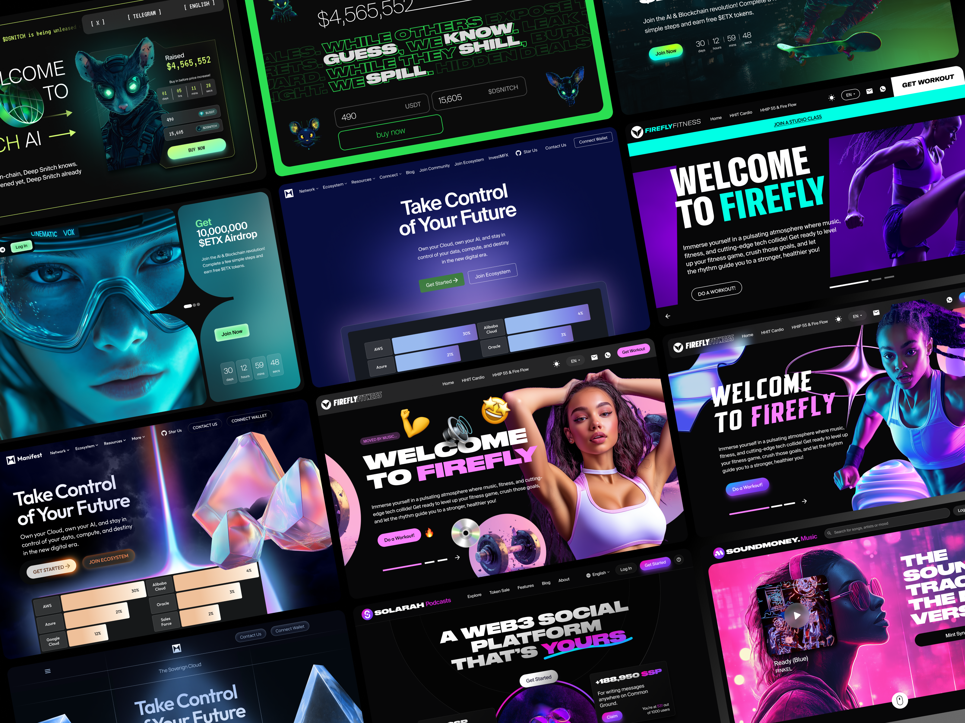 Example of Marketing-Driven Creative UI Hero Sections 💎